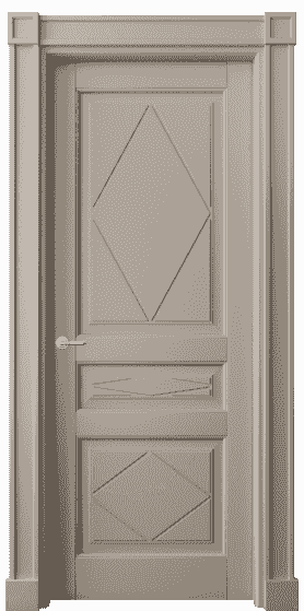 Дверь межкомнатная 6345 ББСК. Цвет Бук бисквитный. Материал Массив бука эмаль. Коллекция Toscana Rombo. Картинка.