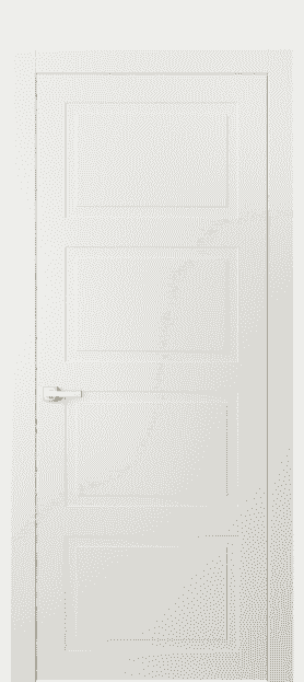 Дверь межкомнатная 8004 МЖМ. Цвет Матовый жемчужный. Материал Гладкая эмаль. Коллекция Neo Classic. Картинка.