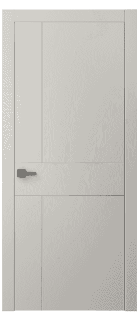 Дверь межкомнатная 8056 МОС . Цвет Матовый облачно-серый. Материал Гладкая эмаль. Коллекция Linea. Картинка.