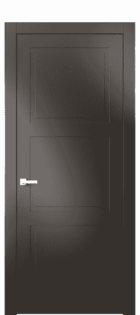 Дверь межкомнатная 8003 МАН. Цвет Матовый антрацит. Материал Гладкая эмаль. Коллекция Neo Classic. Картинка.