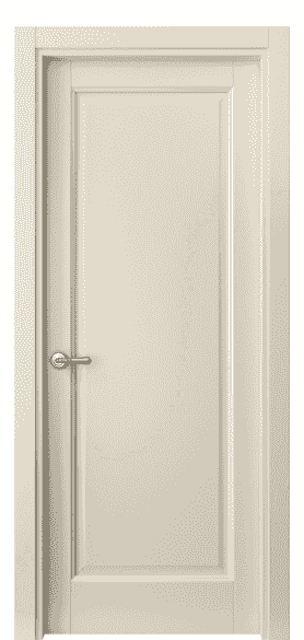 Дверь межкомнатная 1401 ММЦ. Цвет Матовый марципановый. Материал Гладкая эмаль. Коллекция Galant. Картинка.