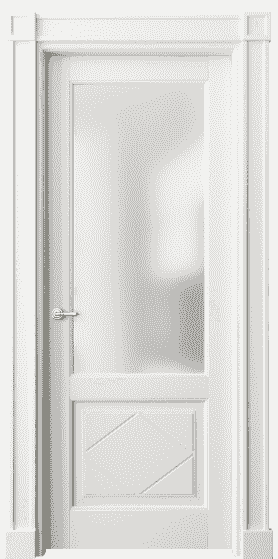 Дверь межкомнатная 6342 БС САТ. Цвет Бук серый. Материал Массив бука эмаль. Коллекция Toscana Rombo. Картинка.