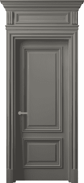Дверь межкомнатная 7303 БКЛС. Цвет Бук классический серый. Материал Массив бука эмаль. Коллекция Antique. Картинка.