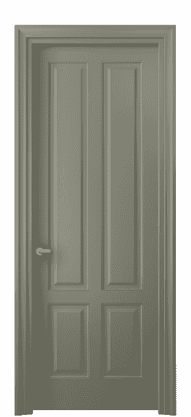 Дверь межкомнатная 8521 МОТ . Цвет Матовый оливковый тёмный. Материал Гладкая эмаль. Коллекция Esse. Картинка.