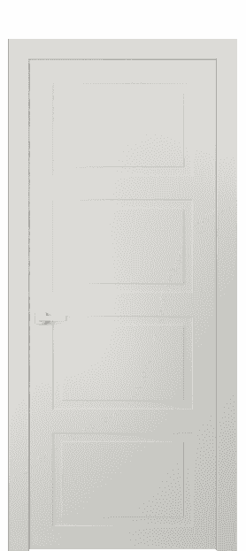 Дверь межкомнатная 8004 МСР. Цвет Матовый серый. Материал Гладкая эмаль. Коллекция Neo Classic. Картинка.