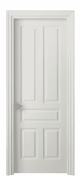 Дверь межкомнатная 8531 МСР . Цвет Матовый серый. Материал Гладкая эмаль. Коллекция Esse. Картинка.