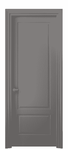 Дверь межкомнатная 8541 МКЛС . Цвет Матовый классический серый. Материал Гладкая эмаль. Коллекция Esse. Картинка.