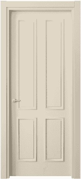 Дверь межкомнатная 8131 ММЦ. Цвет Матовый марципановый. Материал Гладкая эмаль. Коллекция Paris. Картинка.
