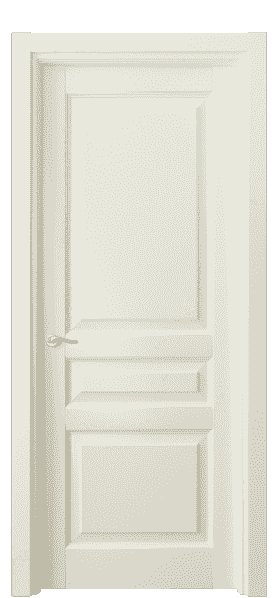 Дверь межкомнатная 0711 МБМ. Цвет Бук молочно-белый. Материал Массив бука эмаль. Коллекция Lignum. Картинка.