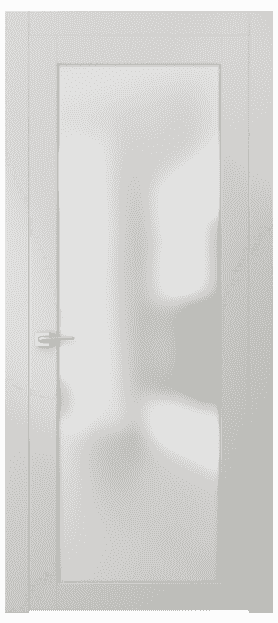 Дверь межкомнатная 2102q БШ САТ. Цвет Белый шёлк. Материал Ciplex ламинатин. Коллекция Quadro. Картинка.