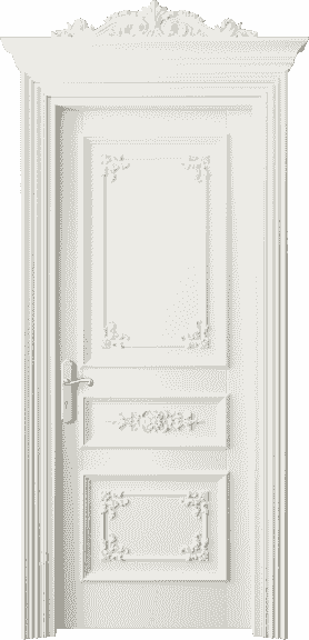 Дверь межкомнатная 6503 БЖМ. Цвет Бук жемчуг. Материал Массив бука эмаль. Коллекция Imperial. Картинка.