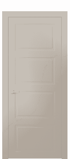 Дверь межкомнатная 8004 МСБЖ. Цвет Матовый светло-бежевый. Материал Гладкая эмаль. Коллекция Neo Classic. Картинка.