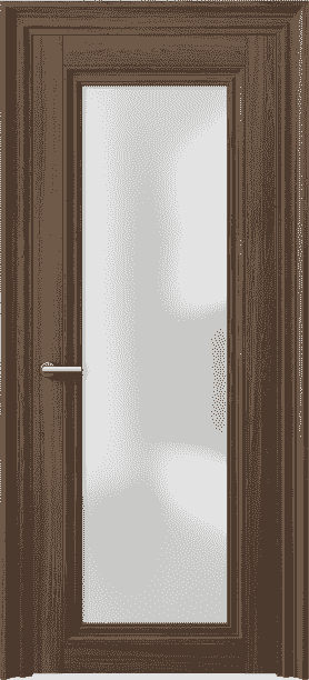 Дверь межкомнатная 2502 ШОЯ САТ. Цвет Шоколадный ясень. Материал Ciplex ламинатин. Коллекция Centro. Картинка.