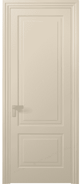 Дверь межкомнатная 8351 ММЦ . Цвет Матовый марципановый. Материал Гладкая эмаль. Коллекция Rocca. Картинка.