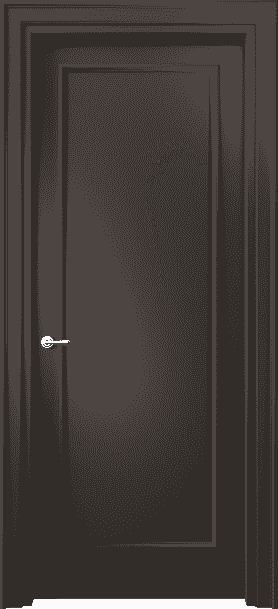 Дверь межкомнатная 8101 МАН . Цвет Матовый антрацит. Материал Гладкая эмаль. Коллекция Paris. Картинка.