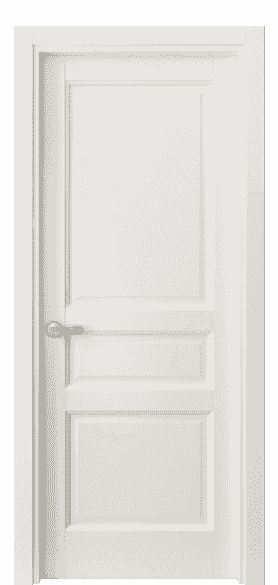 Дверь межкомнатная 1431 МЖМ. Цвет Матовый жемчужный. Материал Гладкая эмаль. Коллекция Galant. Картинка.