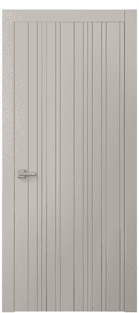Дверь межкомнатная 8051 МСБЖ. Цвет Матовый светло-бежевый. Материал Гладкая эмаль. Коллекция Linea. Картинка.