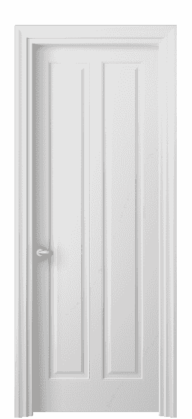 Дверь межкомнатная 8511 МБЛ . Цвет Матовый белоснежный. Материал Гладкая эмаль. Коллекция Esse. Картинка.
