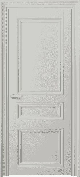 Дверь межкомнатная 2537 СШ Серый шёлк. Цвет Серый шёлк. Материал Ciplex ламинатин. Коллекция Centro. Картинка.
