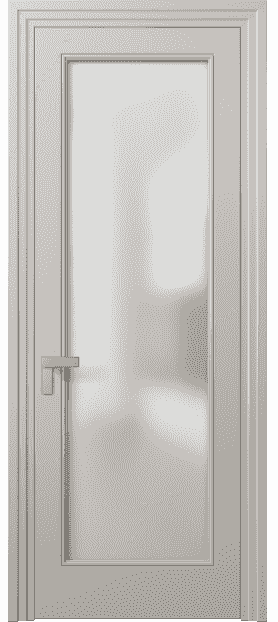 Дверь межкомнатная 8300 МСБЖ Сатин. Цвет Матовый светло-бежевый. Материал Гладкая эмаль. Коллекция Rocca. Картинка.