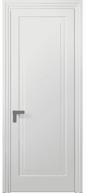 Дверь межкомнатная 8301 МБЛ. Цвет Матовый белоснежный. Материал Гладкая эмаль. Коллекция Rocca. Картинка.