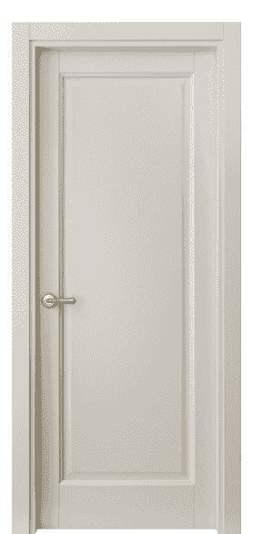 Дверь межкомнатная 1401 МОС. Цвет Матовый облачно-серый. Материал Гладкая эмаль. Коллекция Galant. Картинка.