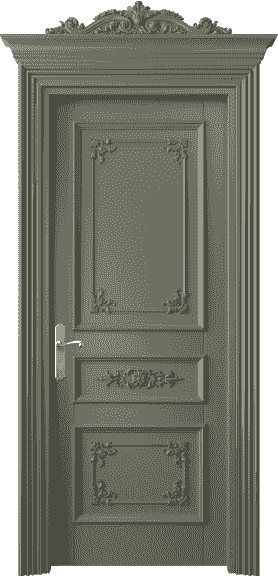Дверь межкомнатная 6503 БОТ. Цвет Бук оливковый тёмный. Материал Массив бука эмаль. Коллекция Imperial. Картинка.