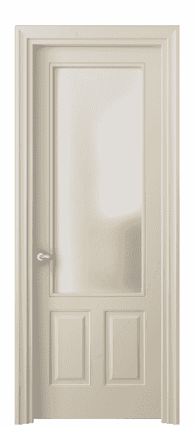 Дверь межкомнатная 8522 ММЦ САТ. Цвет Матовый марципановый. Материал Гладкая эмаль. Коллекция Esse. Картинка.