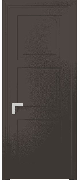 Дверь межкомнатная 8331 МАН. Цвет Матовый антрацит. Материал Гладкая эмаль. Коллекция Rocca. Картинка.