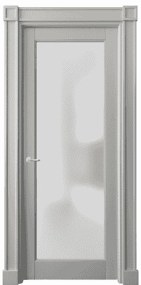 Дверь межкомнатная 6300 БНСР САТ. Цвет Бук нейтральный серый. Материал Массив бука эмаль. Коллекция Toscana Elegante. Картинка.
