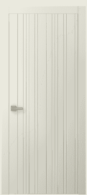 Дверь межкомнатная 8051 ММБ. Цвет Матовый молочно-белый. Материал Гладкая эмаль. Коллекция Linea. Картинка.