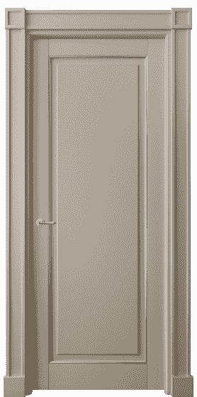 Дверь межкомнатная 6301 ББСКП. Цвет Бук бисквитный с позолотой. Материал  Массив бука эмаль с патиной. Коллекция Toscana Plano. Картинка.