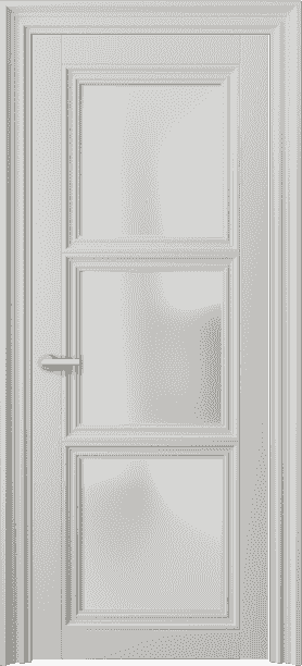 Дверь межкомнатная 2504 СШ Серый шёлк САТ. Цвет Серый шёлк. Материал Ciplex ламинатин. Коллекция Centro. Картинка.
