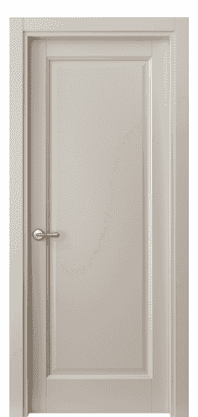 Дверь межкомнатная 1401 МСБЖ. Цвет Матовый светло-бежевый. Материал Гладкая эмаль. Коллекция Galant. Картинка.