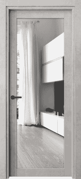 Дверь межкомнатная 2102 neo ЛСЕ ДВ ЗЕР. Цвет Леон серебро. Материал Teknofoil Ламинатин. Коллекция Neo. Картинка.