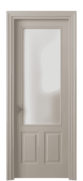 Дверь межкомнатная 8522 МБСК САТ. Цвет Матовый бисквитный. Материал Гладкая эмаль. Коллекция Esse. Картинка.