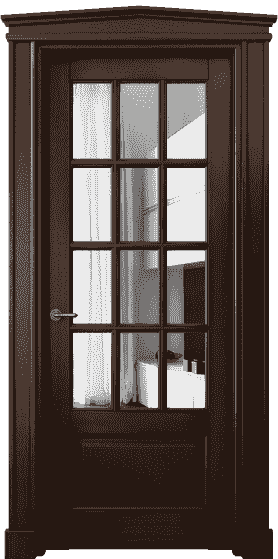 Дверь межкомнатная 6313 БТП ЗЕР. Цвет Бук тёмный с патиной. Материал Массив бука с патиной. Коллекция Toscana Grigliato. Картинка.