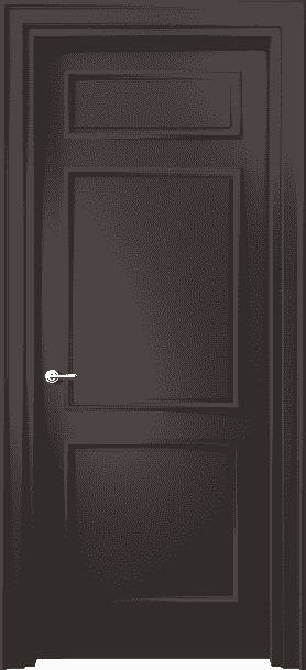Дверь межкомнатная 8123 МАН . Цвет Матовый антрацит. Материал Гладкая эмаль. Коллекция Paris. Картинка.