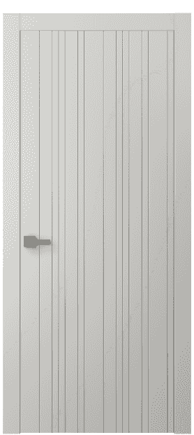 Дверь межкомнатная 8051 МСР. Цвет Матовый серый. Материал Гладкая эмаль. Коллекция Linea. Картинка.
