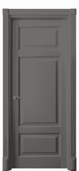 Дверь межкомнатная 0721 БКЛС. Цвет Бук классический серый. Материал Массив бука эмаль. Коллекция Lignum. Картинка.