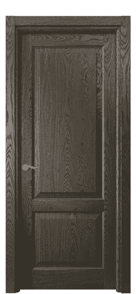Дверь межкомнатная 0741 ДСЕ.Б. Цвет Дуб серый брашированный. Материал Массив дуба брашированный. Коллекция Lignum. Картинка.