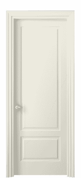 Дверь межкомнатная 8541 ММБ . Цвет Матовый молочно-белый. Материал Гладкая эмаль. Коллекция Esse. Картинка.
