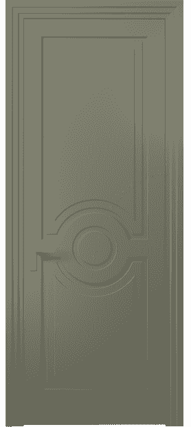 Дверь межкомнатная 8361 МОТ. Цвет Матовый оливковый тёмный. Материал Гладкая эмаль. Коллекция Rocca. Картинка.