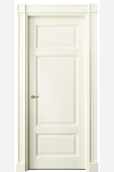 Дверь межкомнатная 6307 МБМ. Цвет Бук молочно-белый. Материал Массив бука эмаль. Коллекция Toscana Plano. Картинка.