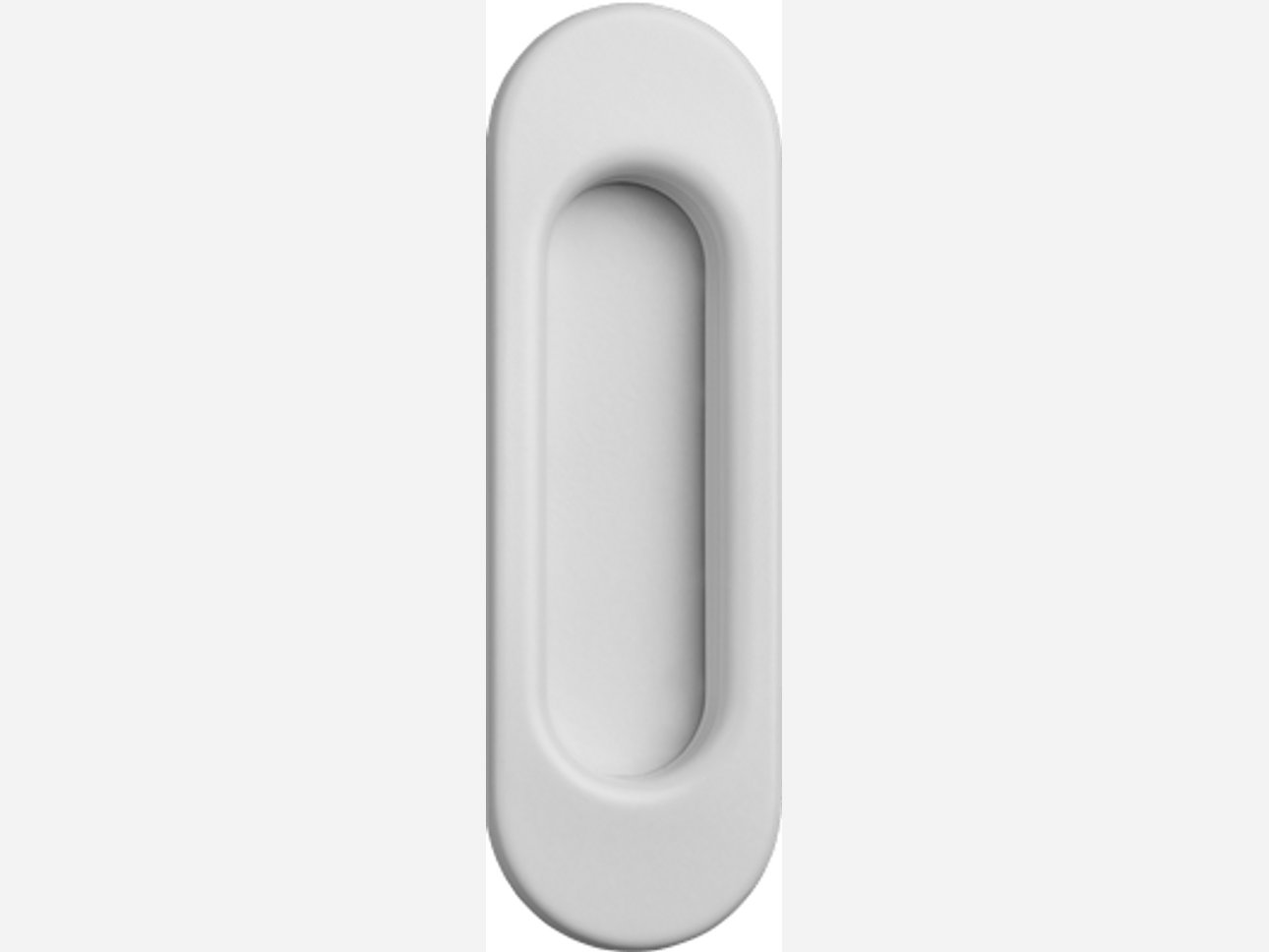 Лодочка для раздвижной двери без завертки белый