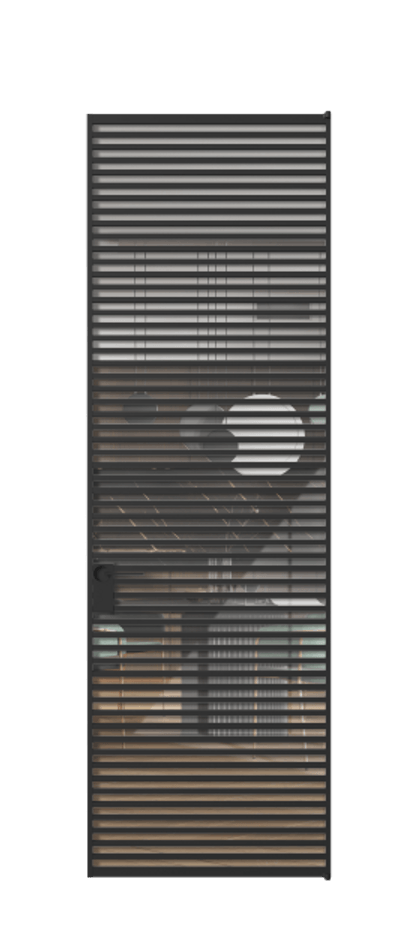 Алюминиевая дверь АЛПЛ040.07 Алюминий Черный Рефлективное прозрачное стекло "Стопсол", калёное. Без короба чер Цена 229770 Стоимость комплекта двери включает: 1. Полотно (600/650/700/750/800/850/900/950*2000-2400 мм).
2. Короб
3. Комплект фурнитуры (2 торцевые петли и магнитный замок с ответной планкой). Фабрика дверей Волховец 8 (800) 551 43 19 Алюминиевая дверь АЛПЛ040.07 Алюминий Черный Рефлективное прозрачное стекло "Стопсол", калёное Цена 229770 | Volhovec