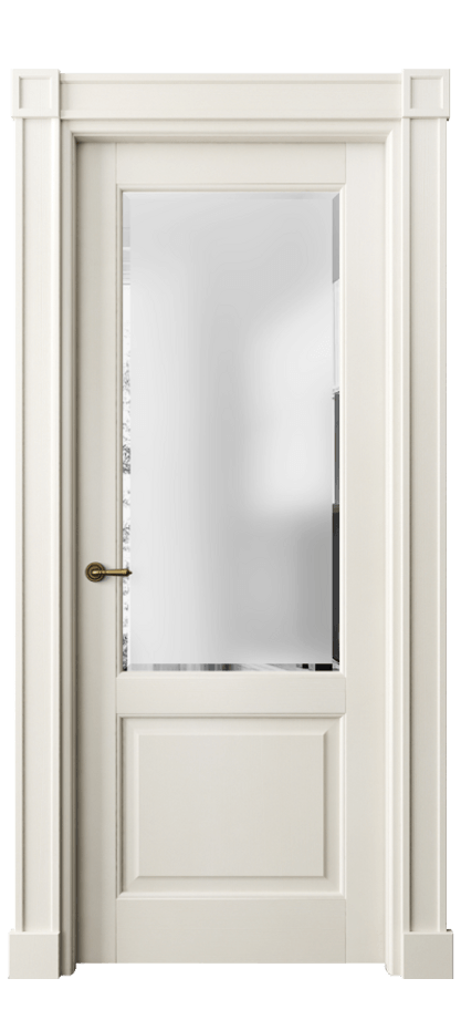 Межкомнатная дверь Toscana Plano 6302 Бук венециана Сатинированное стекло с фацетом, 6 мм Цена 208090 сом | Volhovec