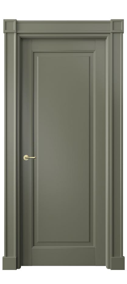 Межкомнатная дверь Тоскана Плано 6301 Матовый оливковый тёмный  Цена 135339 ₽ | Volhovec
