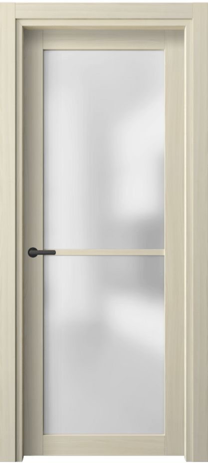 Межкомнатная дверь Нео 2108 Молочный ясень Сатинированное стекло Цена 35699 ₽ | Volhovec