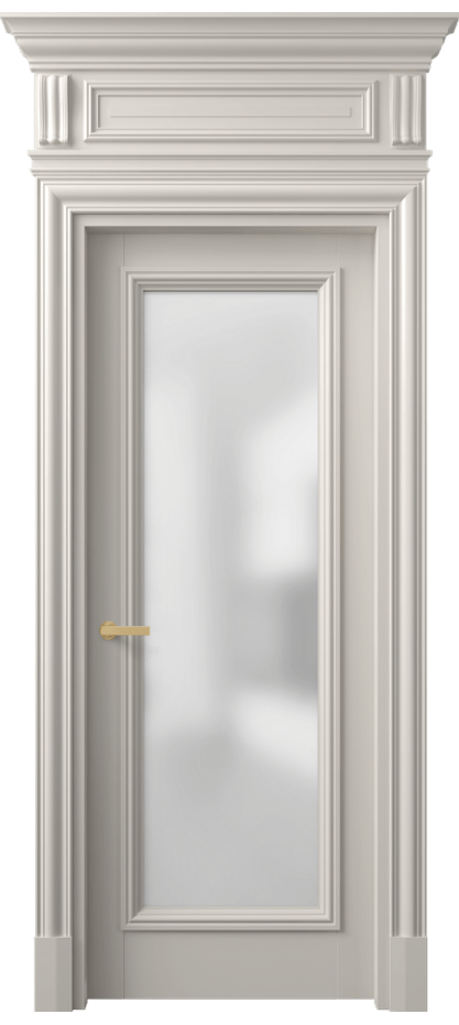 Межкомнатная дверь Antique 7300 Бук облачный серый Сатинированное стекло Цена 153229 ₽ | Volhovec